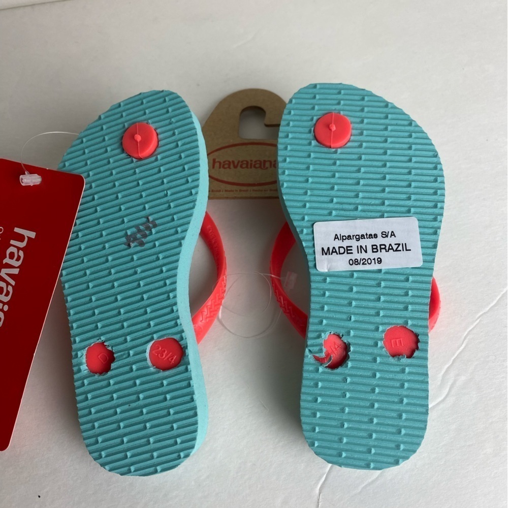 Havaianas kids flip flops NWT size 9 toddler - Picture 4 of 4